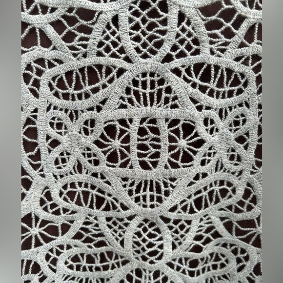 J Crew Merino blend lace front tank, size L - Picture 3 of 5